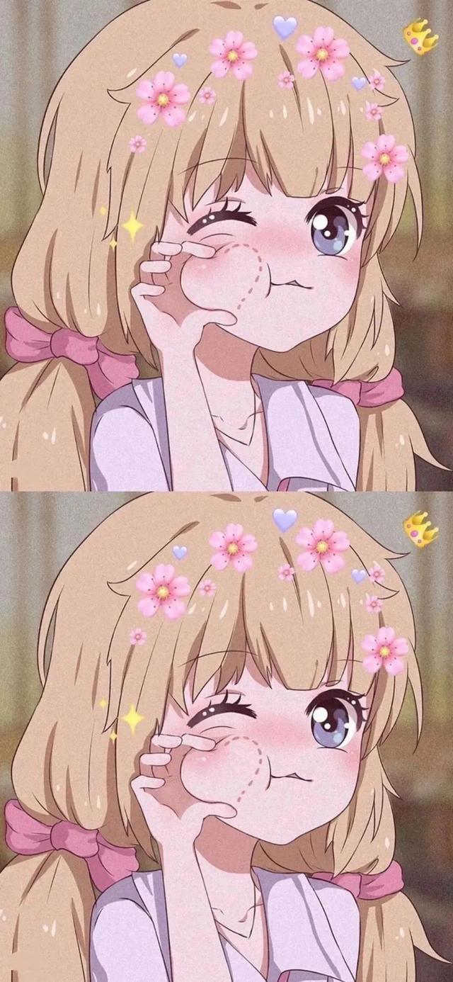 卡哇伊的小女孩壁纸，卡哇伊可爱壁纸（每个女孩都是银河遗落在世间的星星图片）