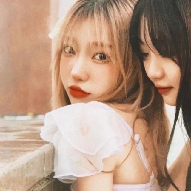 好看闺头♡，微信头像，好看闺头♡（一组超好看的闺蜜头像集）