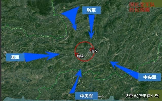 四渡赤水路线图，四渡赤水路线动画演示（毛主席的四渡赤水究竟有多牛）
