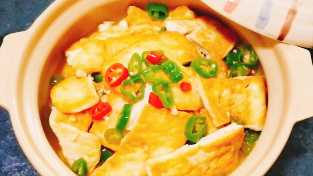 【家常豆腐煲】做法步驟圖 給肉都不換 孩子多吃長高個-起舞食譜網