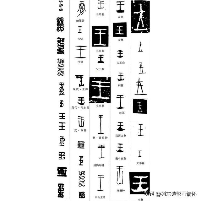 王的繁体字怎么写，王渊李诗涵全文免费阅读（树东说文解字：“王”的演变）