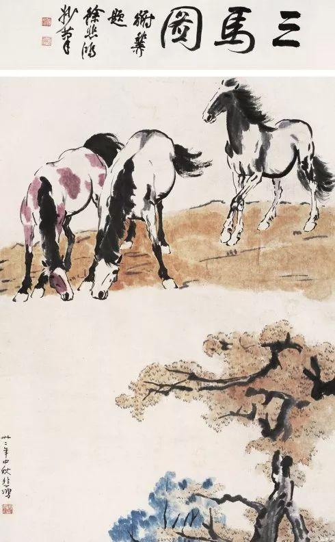 徐悲鸿擅长画什么，徐悲鸿爱画什么（徐悲鸿 国画辑录欣赏）