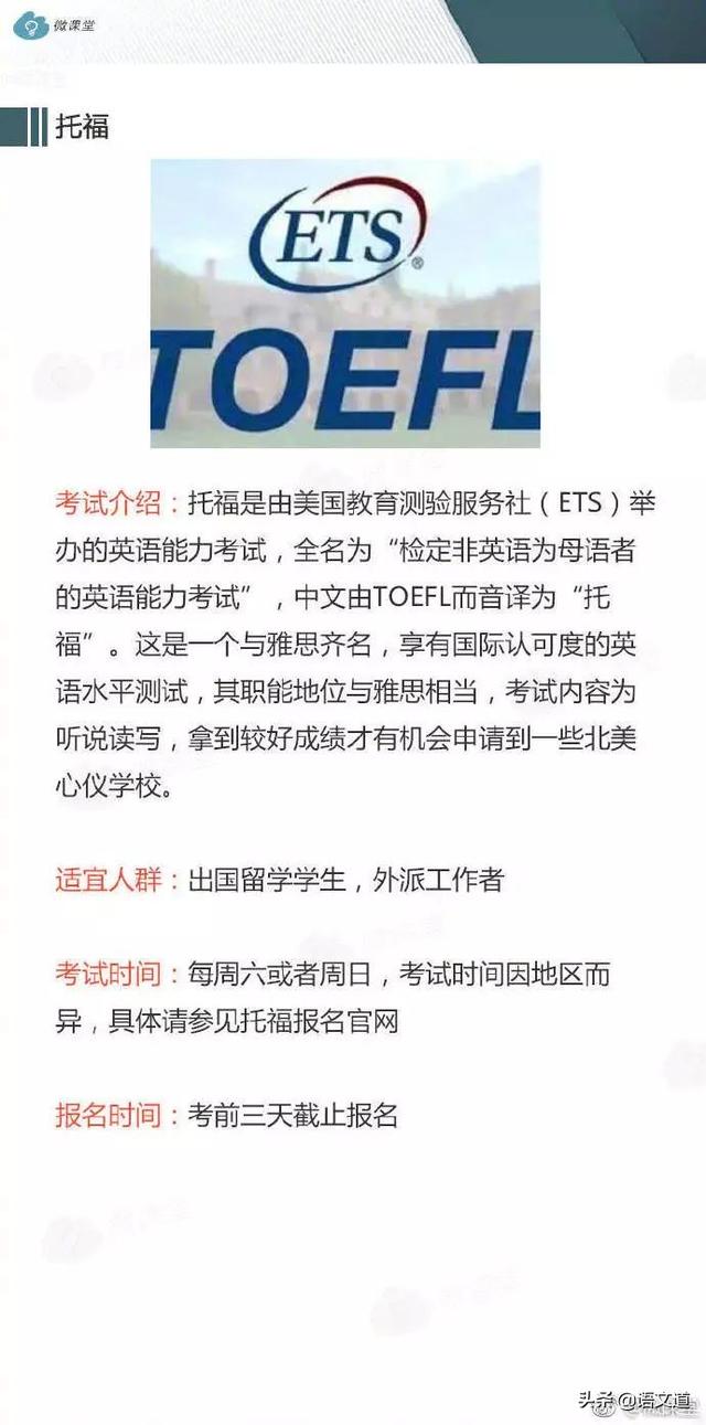 英语考试有哪些证书，英语证书考试有哪些（除了四六级还有哪些值得考得英语证书）