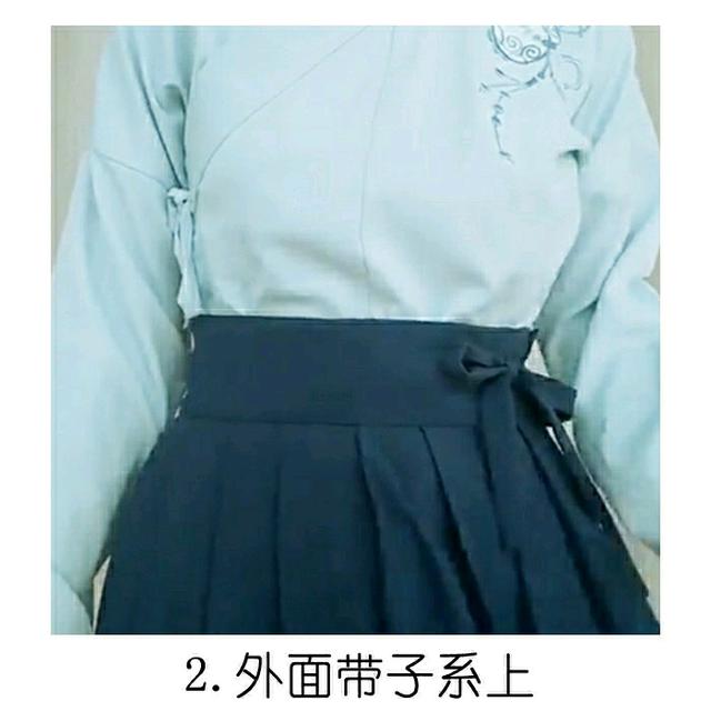 汉服裙子的穿法齐腰，汉服的正确穿法 ， 齐腰汉服