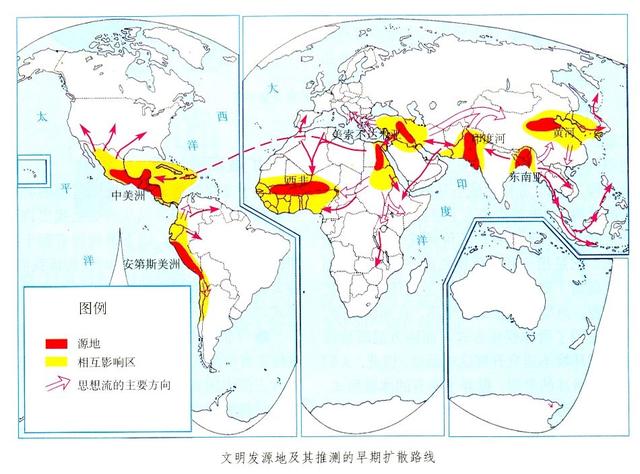 中华文明起源于两河文明，中国学者提出了的四大文明古国概念