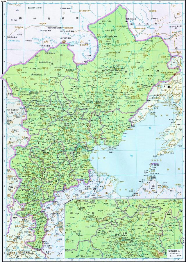 清朝的直隶包括那些地方，清朝的直隶包括那些地方和地方（清代直隶与今天的河北）