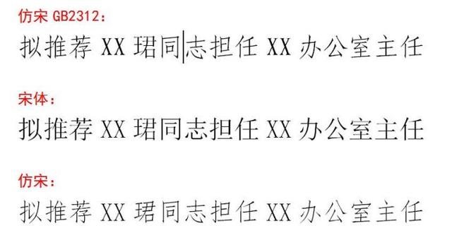 仿宋gb2312与仿宋区别，仿宋_gb2312（公文一定要用仿宋GB2312字体吗）