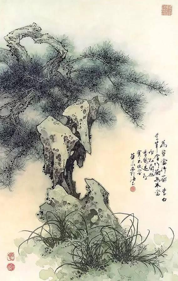 滁州西涧诗配画，滁州西涧诗词解析（几多闲情山水间——几组诗画欣赏）