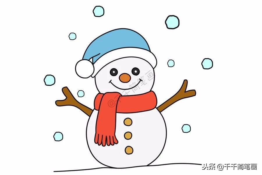 雪人手抄报图片大全图片