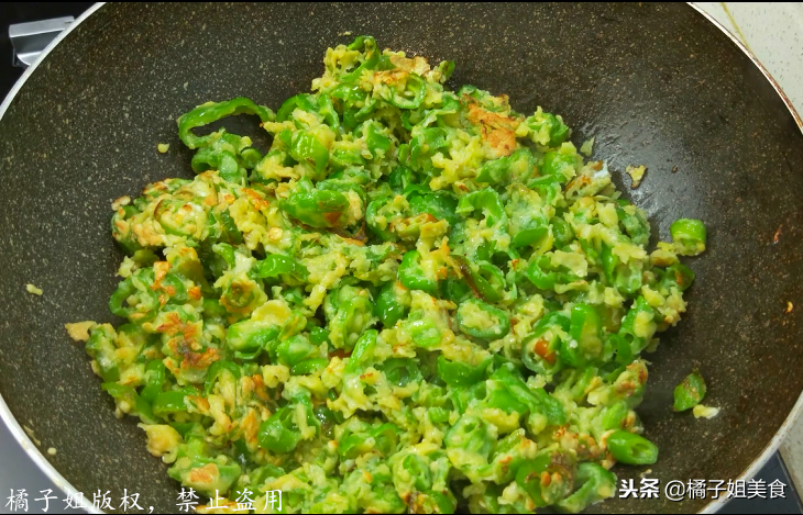 图片[10]-【青椒面粉炒鸡蛋】做法步骤图-起舞食谱网