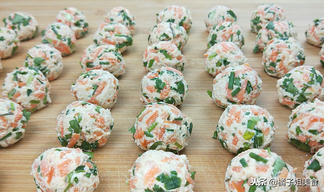 圖片[11]-【“炸丸子”】做法步驟圖 又香又鮮 比韭菜丸子還要香-起舞食譜網