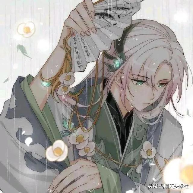 回头图片伤感男动漫古风，动漫男头  古风 伤感微信（古风动漫男生头像）