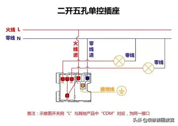 一开多控实际接线，一开单控、双控、多控开关接线图