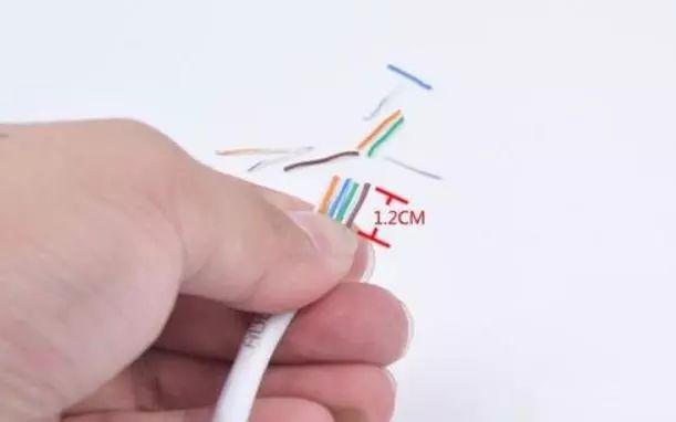 水晶头排线图，网线水晶头排线图片 制作方法（弱电工程网线水晶头制作及标准接法教程）