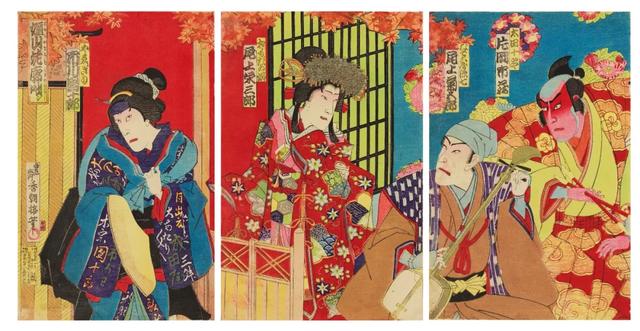 唐崎夜雨  优质手绘简约女头 画师，微信头像，唐崎夜雨  优质手绘简约女头 画师：AluZoe（浮华世代——日本浮世绘专场网络文物拍卖会）