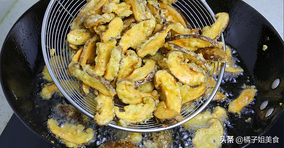 图片[6]-【油炸香菇】做法步骤图 外酥里嫩 连孩子都抢着吃！-起舞食谱网