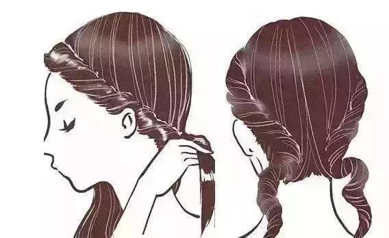 取代发箍的美丽盘发，简易盘头发的方法图解（无需发饰修饰一样很吸睛）