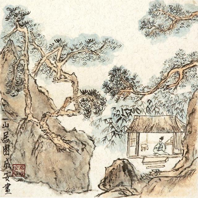 荷花池简笔画，荷花池简笔画手绘（美丽云浮——2020年云浮市庆祝六一儿童节少儿书画作品展）