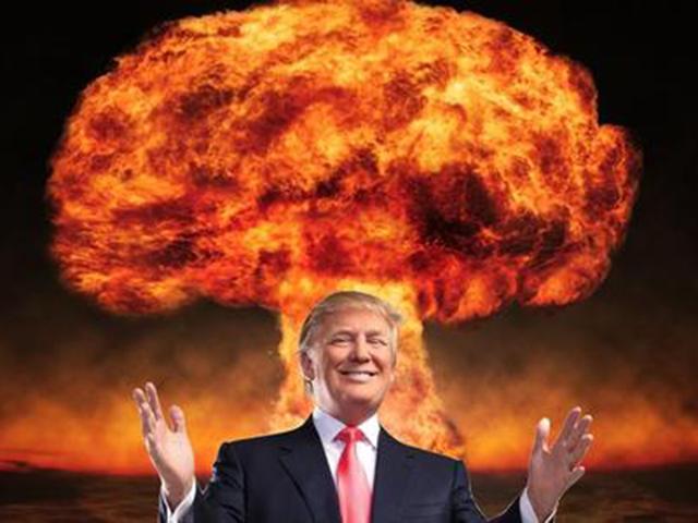 打破大国核讹诈，扬言拒绝不首先使用核武器