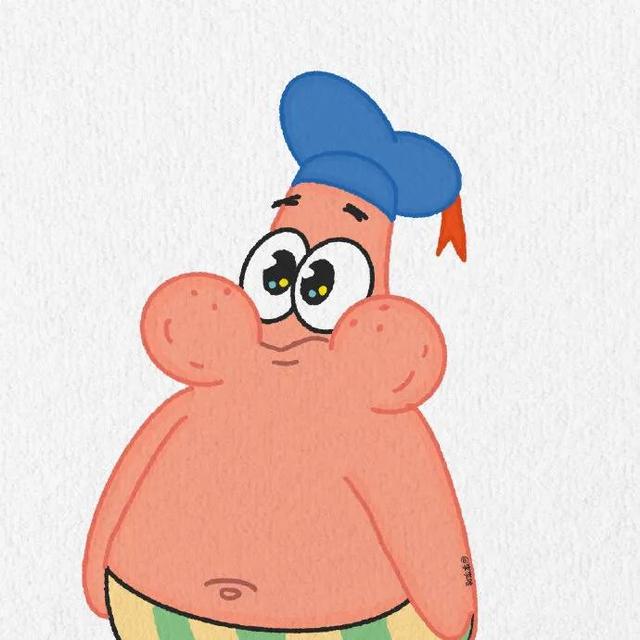 海绵宝宝派大星图片，海绵宝宝❤派大星，微信头像（派大星系列）