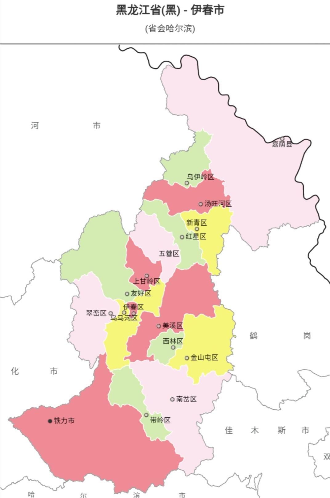 黑龙江省有哪些市(黑龙江省有多少个市和县)插图(7)