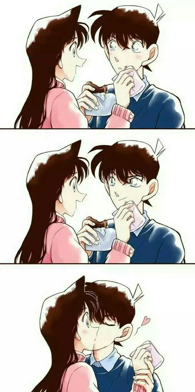 新兰情头一对两张，爱了爱了，微信头像，新兰情头一对两张，爱了爱了（start）