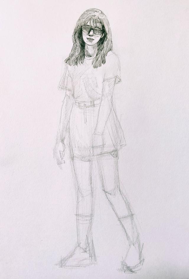 人物速写简单入门,人物速写的画法步骤图(人物速写图解教程) 人物速写简单入门,人物速写的画法步骤图(人物速写图解教程)