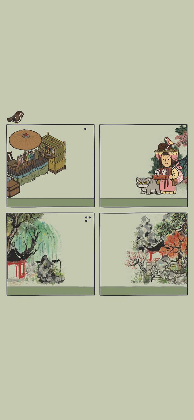 古风背景图，古风背景图 淡雅（古风中国风趣味壁纸）