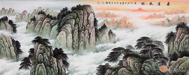 有山无水靠山画寓意，背靠山水画的寓意（要讲究这些依据你知道吗）