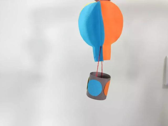 手工热气球怎么做,自制简易可飞小热气球(卡纸热气球吊饰,一起来手工