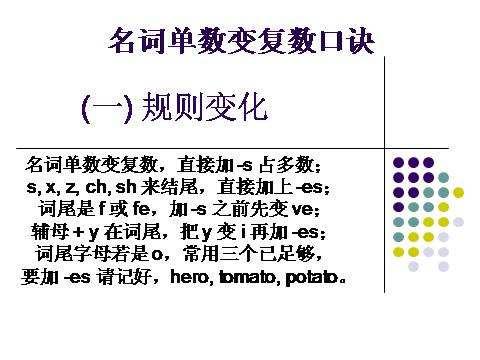 scarf的复数形式，scarf的复数形式是什么（英语可数名词单数变复数的规则有哪些）