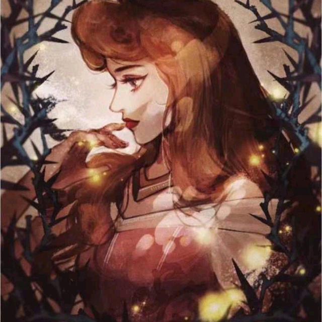 江孑 美人鱼动漫二次元女头，微信头像，江孑 美人鱼动漫二次元女头（迪斯尼公主头像丨长发公主青清纯）