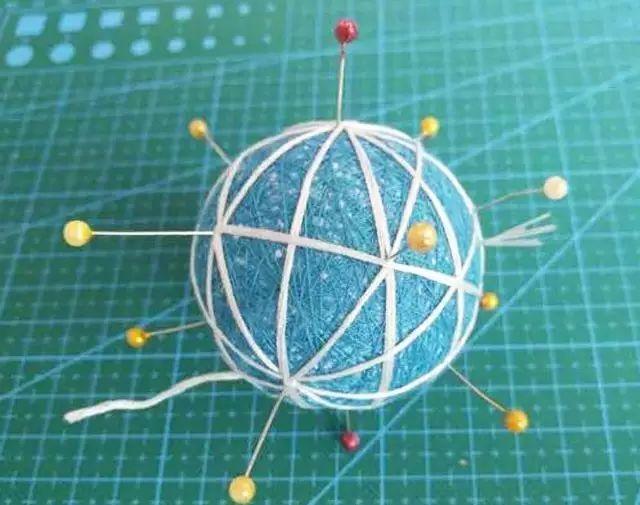 简单圆球结编法，手绳收尾球（带你入门手鞠球的第一课）