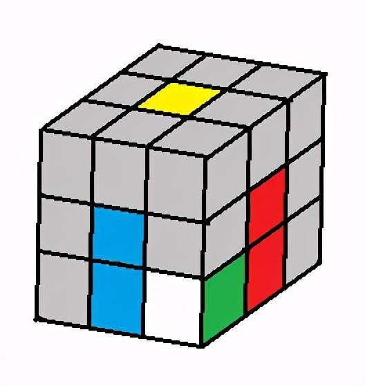 魔方第一层公式，魔方第一层快速形成立体十字（只用两条公式复原魔方）