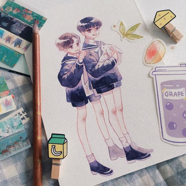 水彩画古风人物教程，水彩画人物教程（这样的水彩好想画）