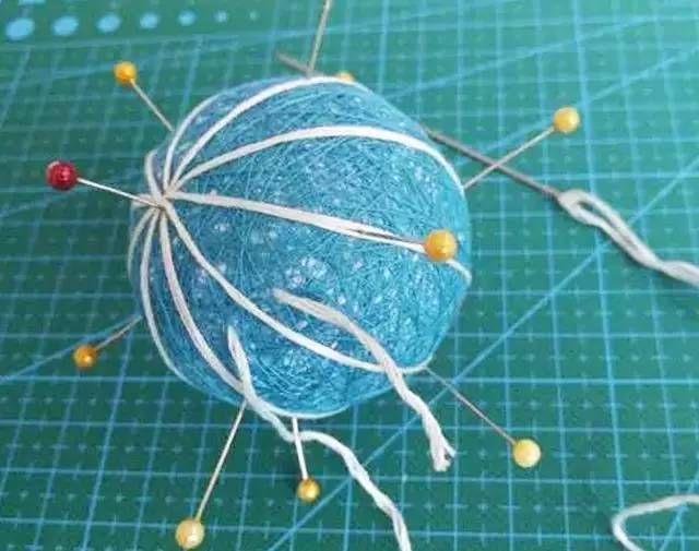 简单圆球结编法，手绳收尾球（带你入门手鞠球的第一课）