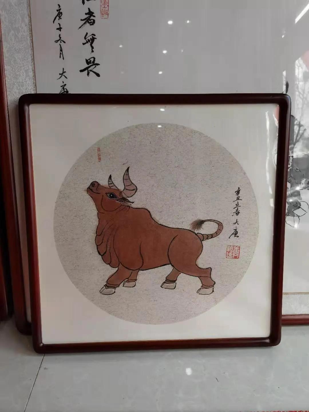 简笔画牛年画，年画简笔画 牛（唐恒远牛年画牛）