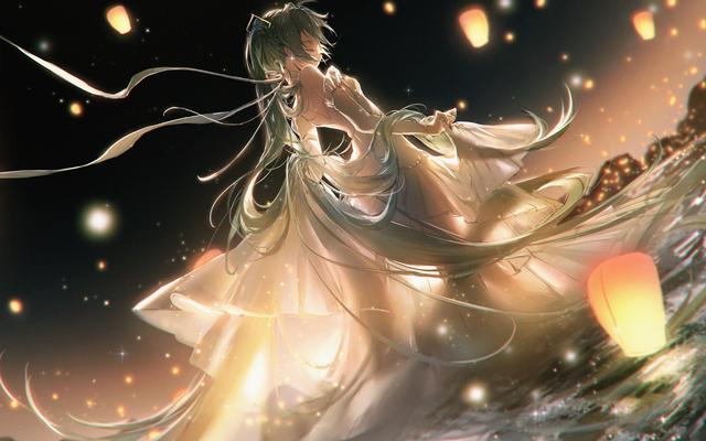 甜美少女初音未来，初音未来糖果少女（分享一组甜美少女初音未来壁纸图片）