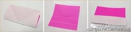手工折纸折书签教程，折纸手工简单书签（DIY手工制作教程）