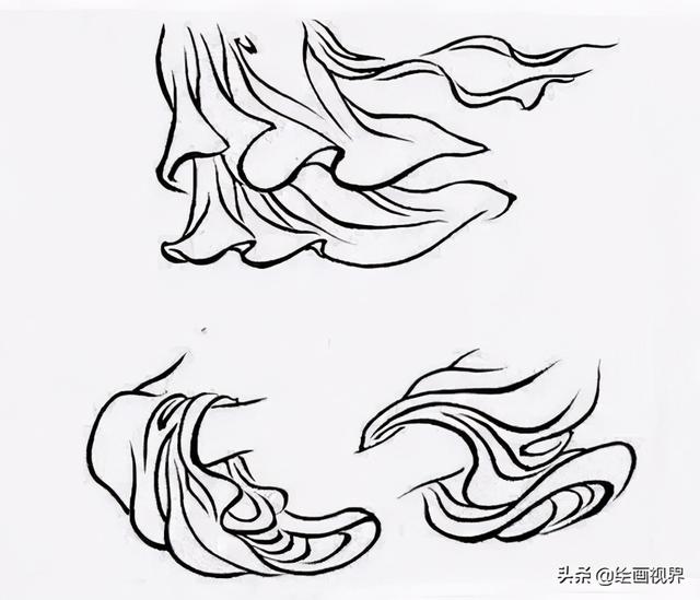 白描手法的例子，白描手法的特点以及白描绘画的三大要素（白描知识：从线条到描法）
