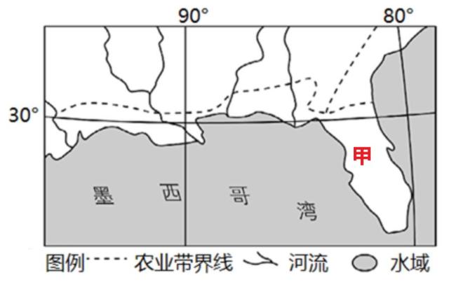 美国各种农业的分布，<浙江卷10~11>——美国的农业带、农业地区专业化
