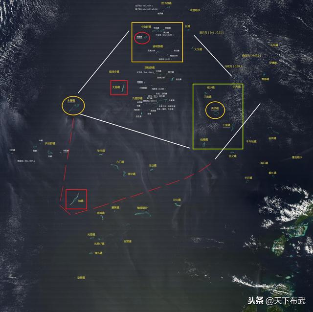 南沙群岛最有价值的岛礁是哪些，南沙这三个岛礁面积超60平方公里