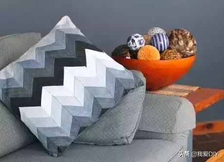 牛仔裤旧物改造，牛仔裤旧物改造坐垫（牛仔裤改造第二波）