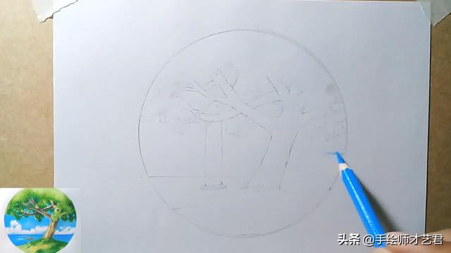 怎么画风景，画画图片大全风景（展示彩铅风景画的绘画步骤与方法）