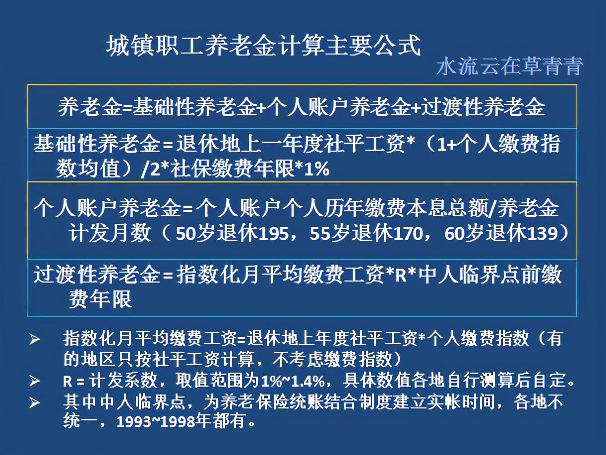 指数云（计算职工养老金待遇的平均缴费指数是这样得出来的）