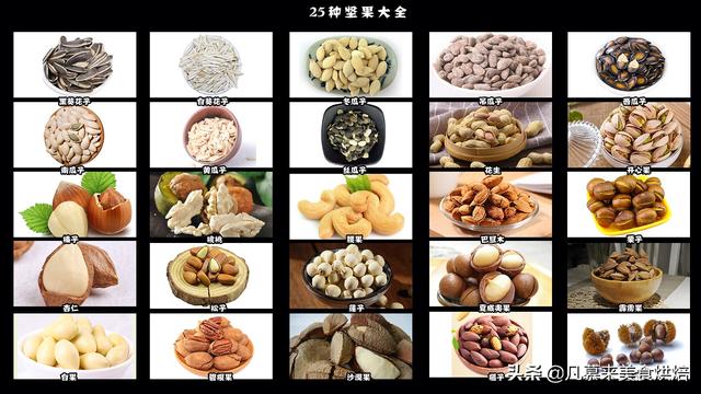 坚果有哪些，坚果有哪些食物（25种坚果大全你都认识吗）