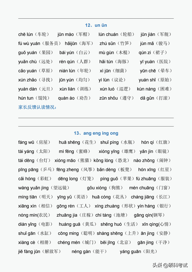 24个声母韵母表图片，24个韵母（24个韵母的正确读法）