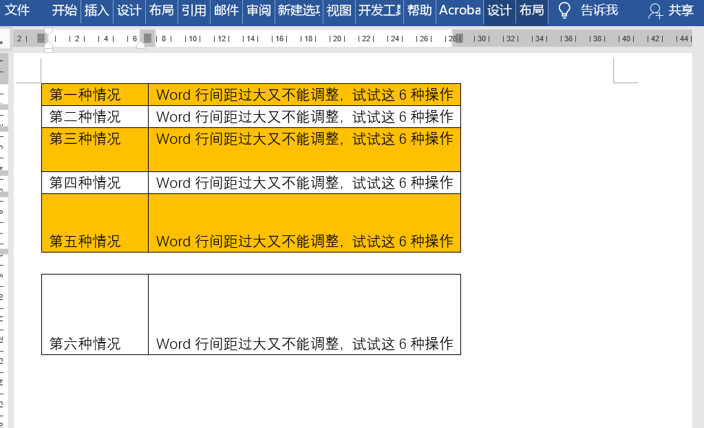 word行间距不一样，word中一样的格式行间距的大小不一样（Word行间距过大又不能调整）