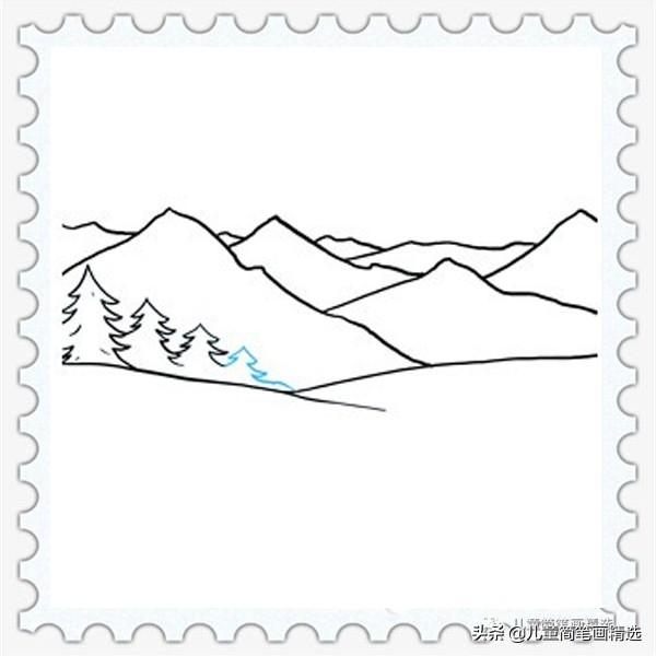 简笔画----风景画的简易画法，画简笔画 风景（儿童简笔画精选-风景画）