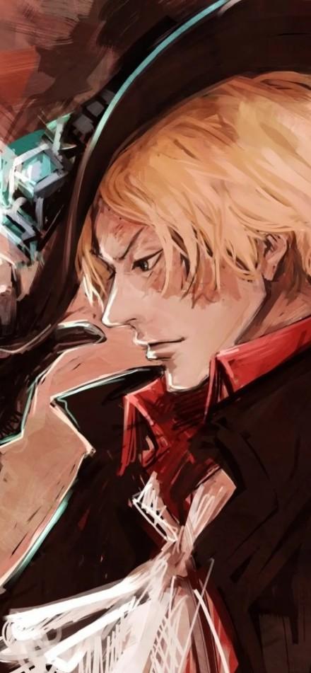 海贼王罗壁纸横屏，海贼王帅气壁纸：艾斯烈焰重燃